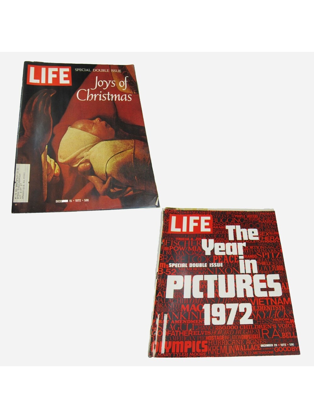 LIFE Magazine December 1972 Joys of Christmas & Year in Pictures Double Issues